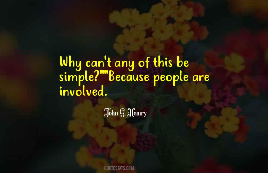 Simple People Quotes #134479