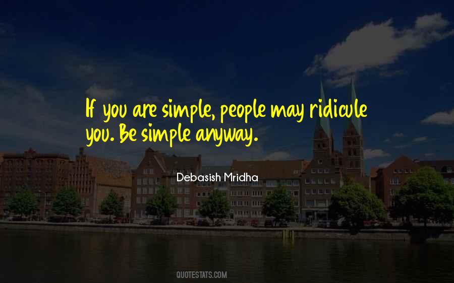 Simple People Quotes #1448987