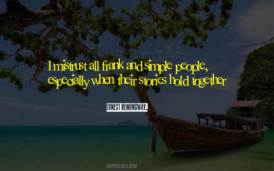 Simple People Quotes #288307