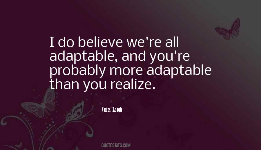 Adaptable Quotes #1085410