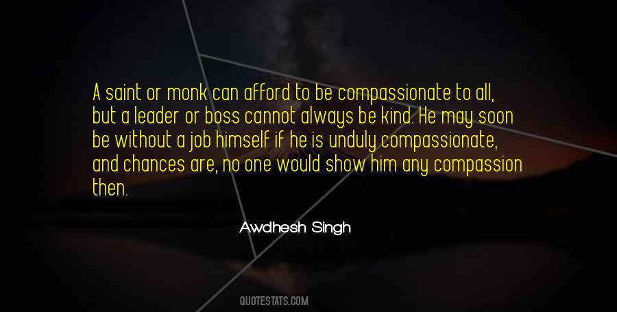 Compassionate Leader Quotes #1132774