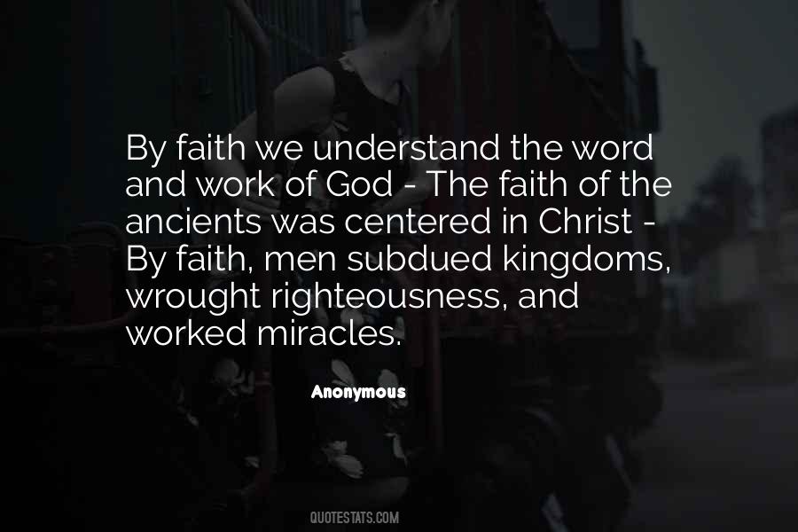 Faith Of Quotes #1129481