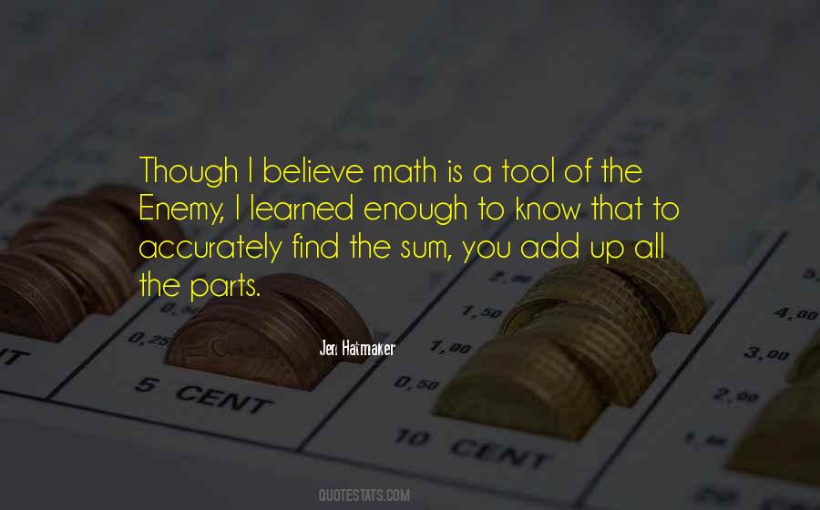 Add Math Quotes #208002