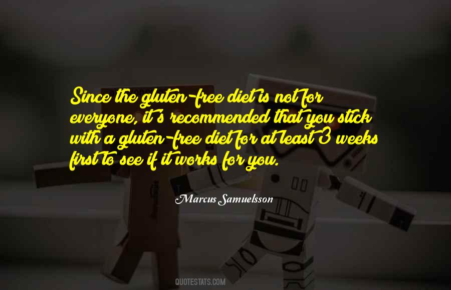 Gluten Free Diet Quotes #8778