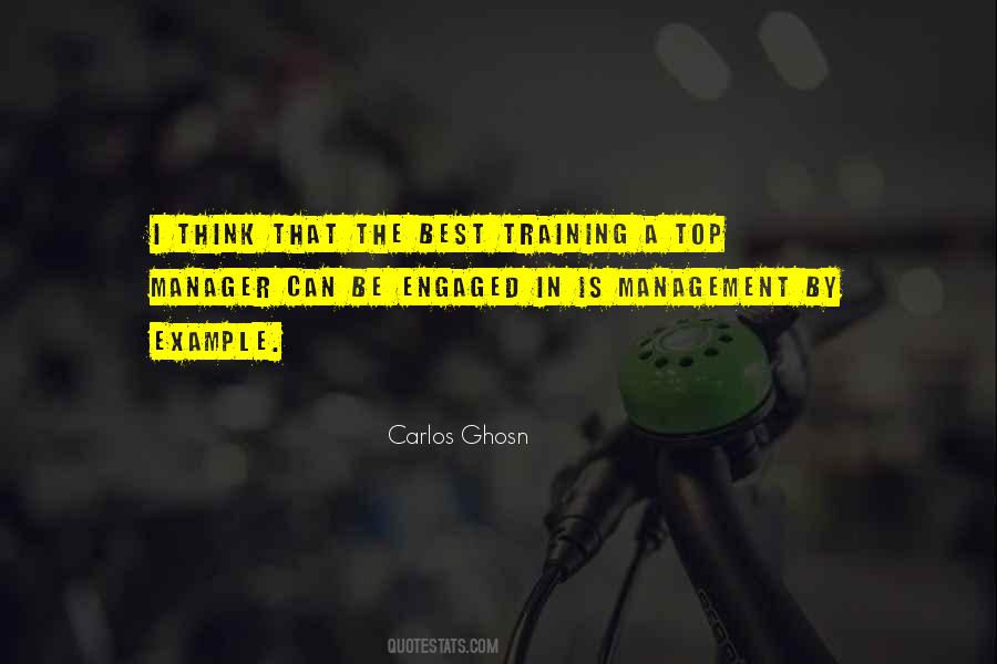 Training Management Quotes #614534