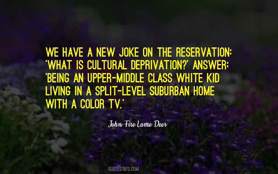 Cultural Deprivation Quotes #114670