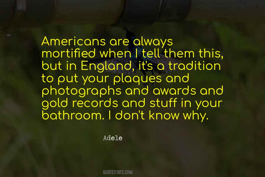 Adele's Quotes #57430