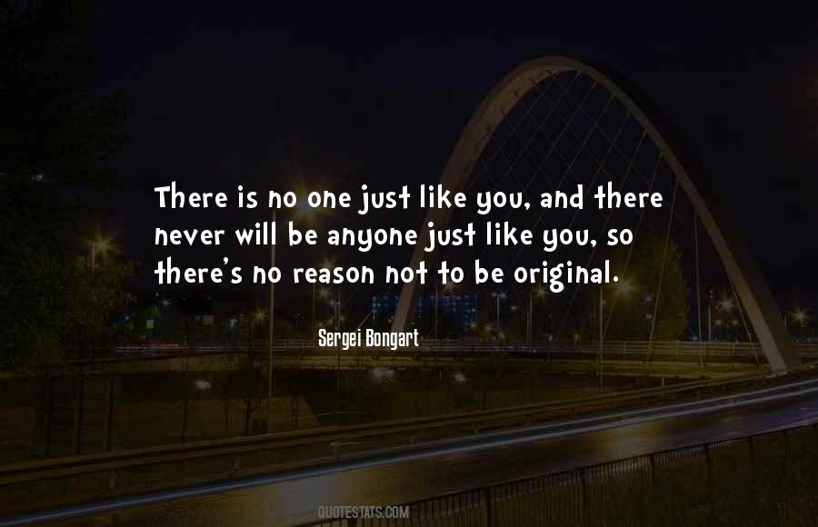 Be Original Quotes #1157985