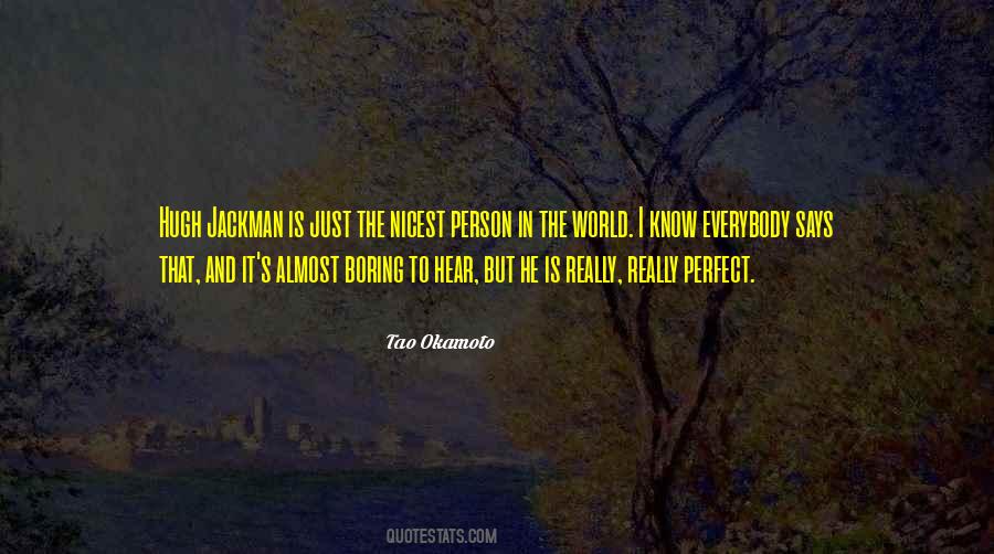 Perfect Is Boring Quotes #93697
