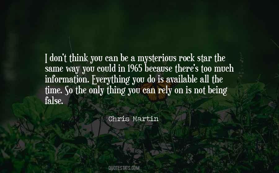 Be Mysterious Quotes #232295