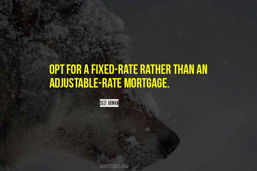 Adjustable Rate Mortgage Quotes #748911