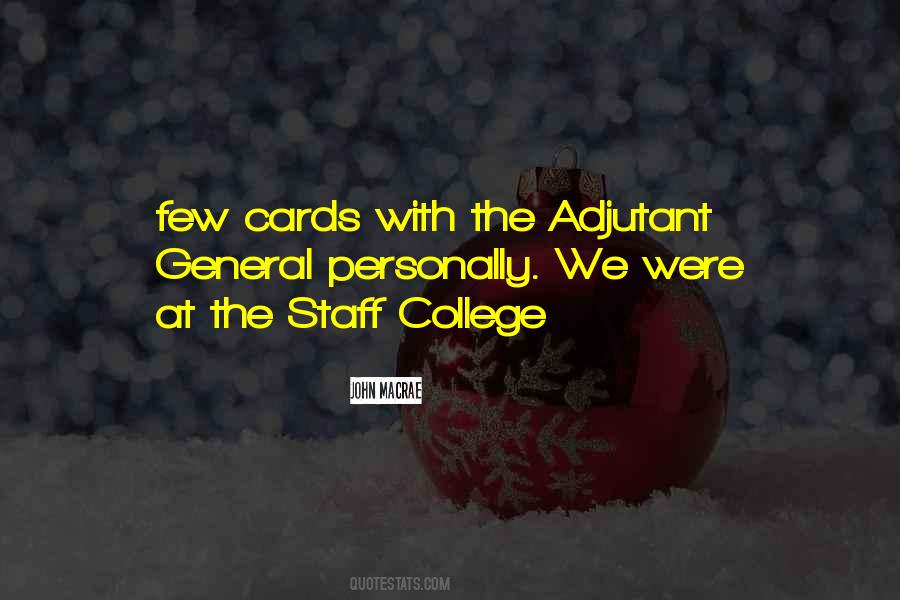 Adjutant General Quotes #296448