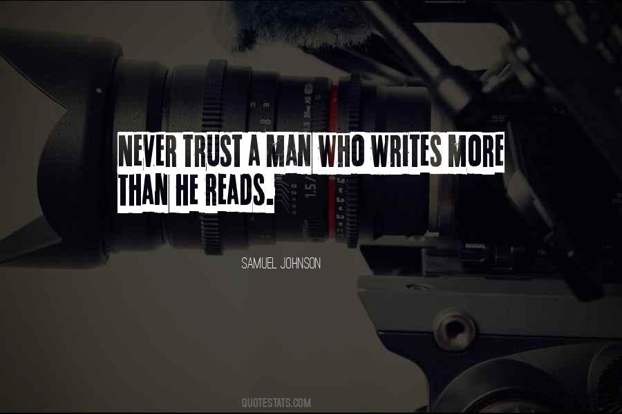 Quotes About Never Trust A Man #1123396