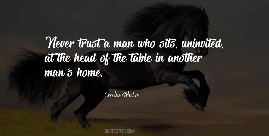 Quotes About Never Trust A Man #1179658