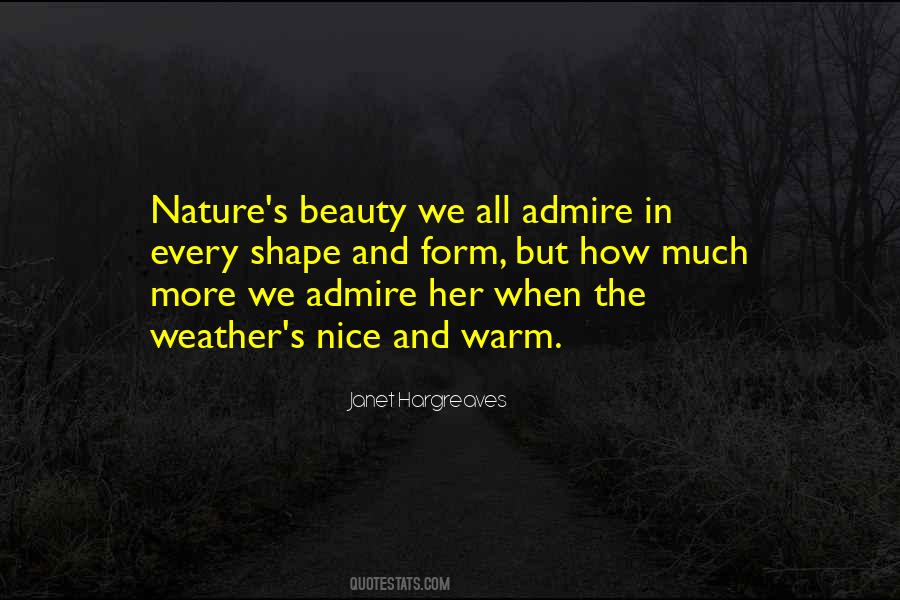 Admire Beauty Quotes #872543