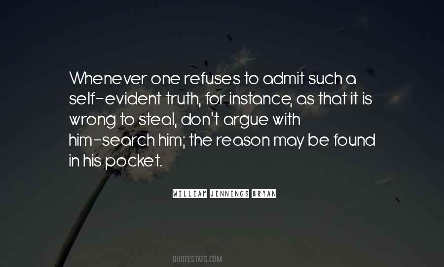 Admit The Truth Quotes #1725855