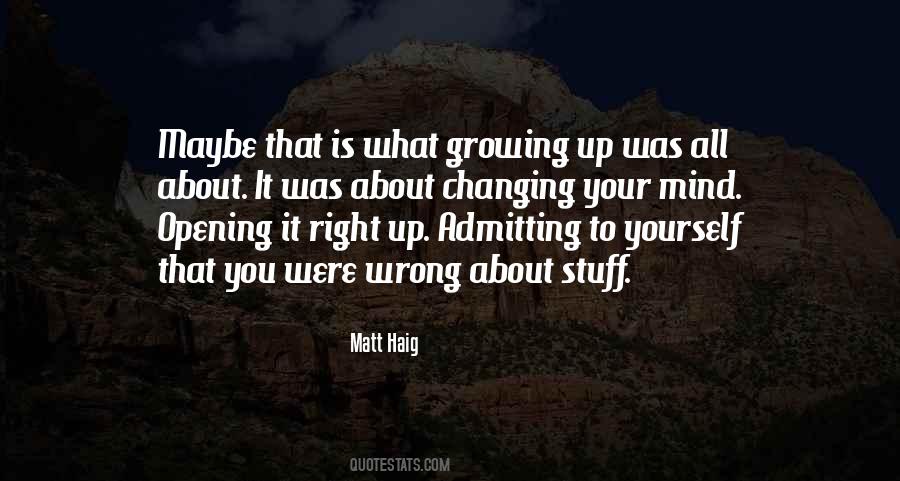 Admitting You Are Wrong Quotes #456632