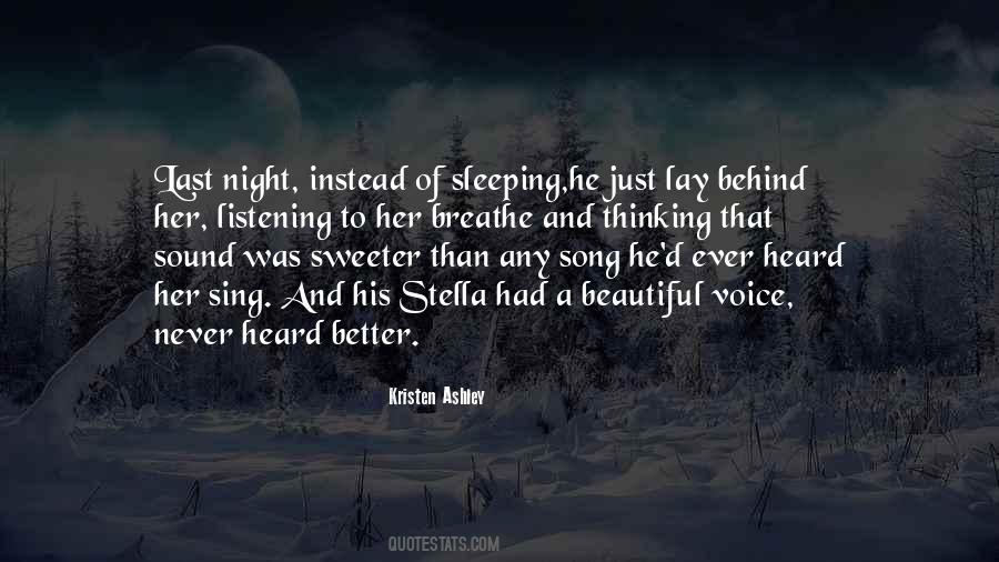 Quotes About Never Sleeping #625893