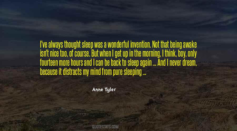 Quotes About Never Sleeping #95166