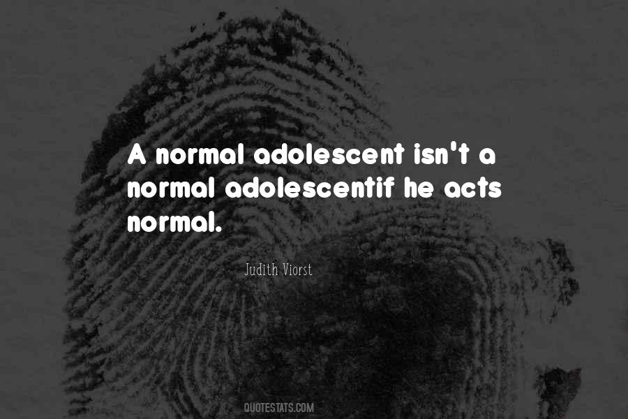 Adolescent Quotes #979651