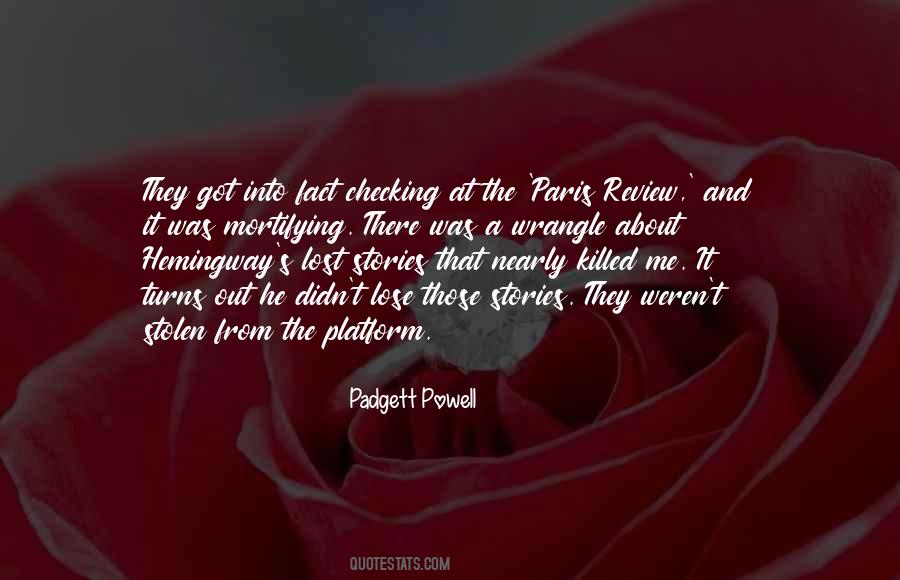 From Review Quotes #616597