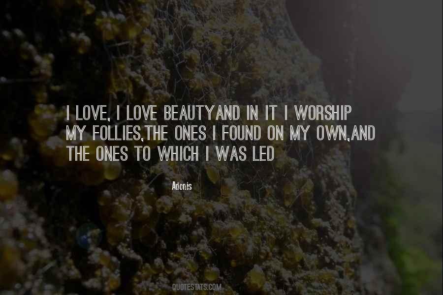 Adonis Love Quotes #15019