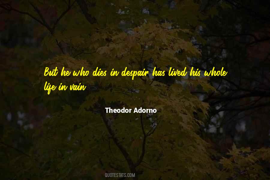 Adorno Quotes #706039