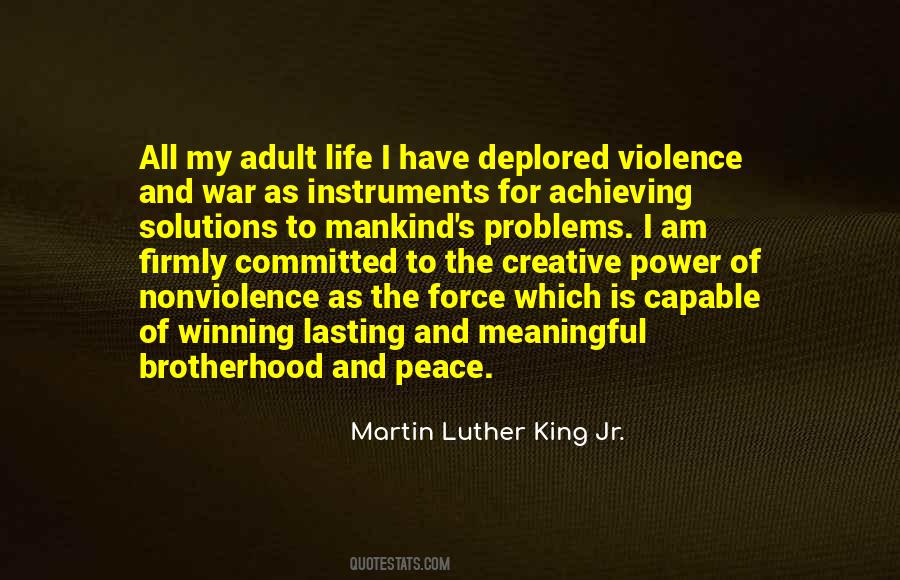 Nonviolence Peace Quotes #1306952