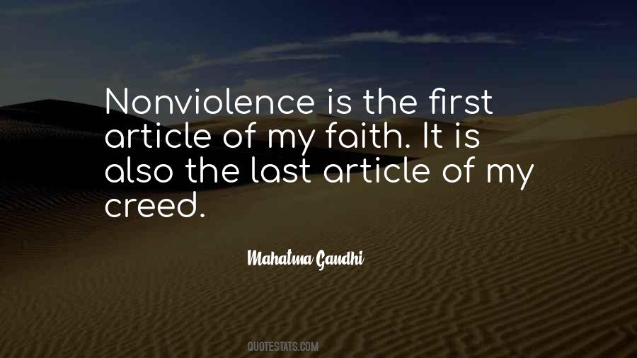 Nonviolence Peace Quotes #666935