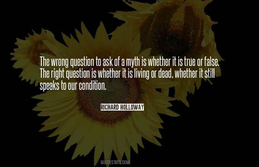 Right Question Quotes #1015630