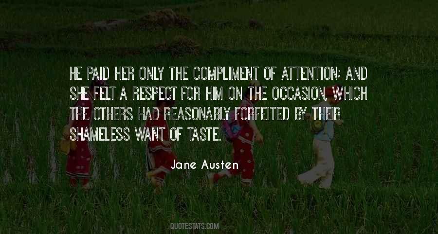 Complement Of Attention Quotes #906895