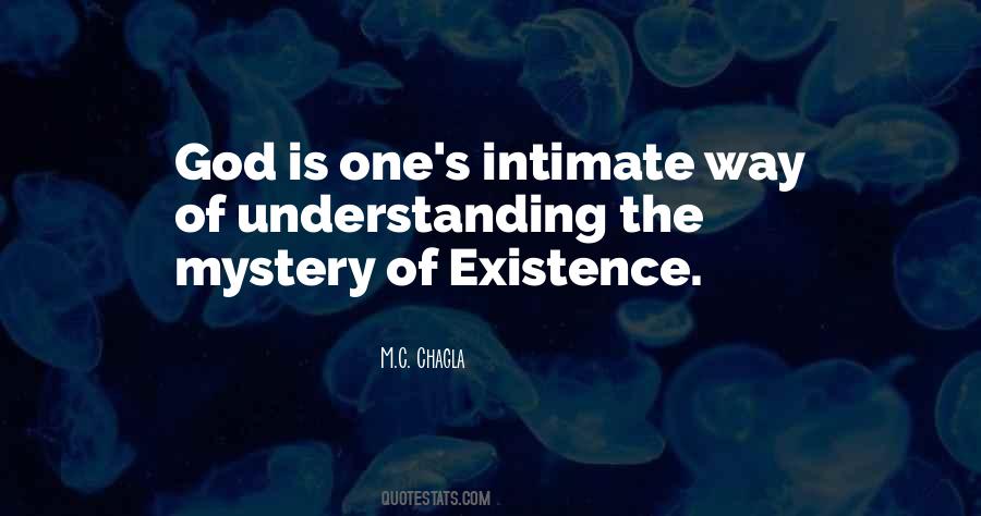Mystery Of Existence Quotes #506408