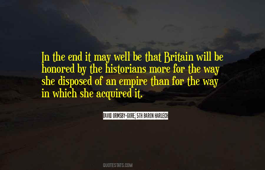 End Of Empire Quotes #264279