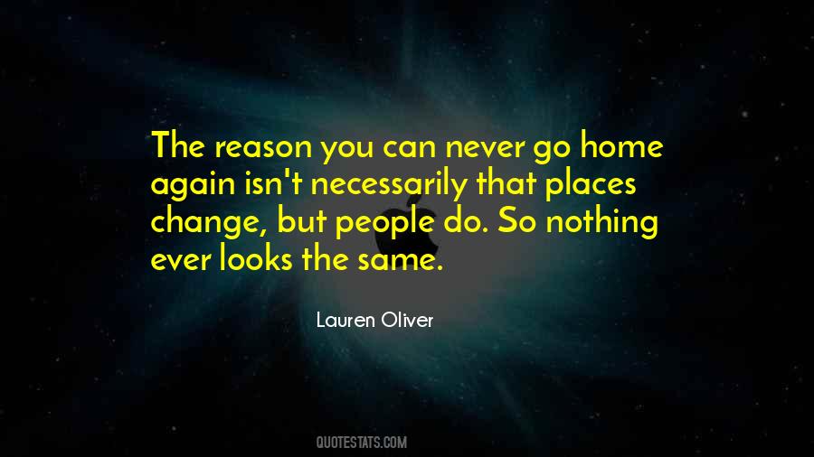 Quotes About Never Going Home Again #120845