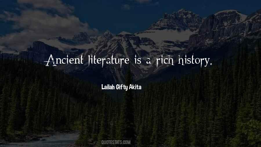Ancient Literature Quotes #1498176