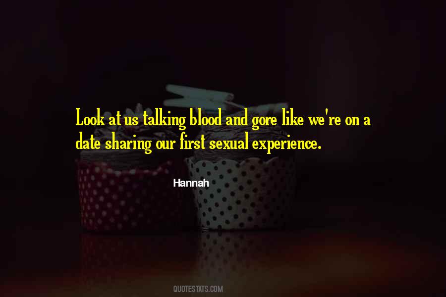 First Sexual Experience Quotes #250896