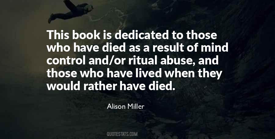 Lived And Died Quotes #678277