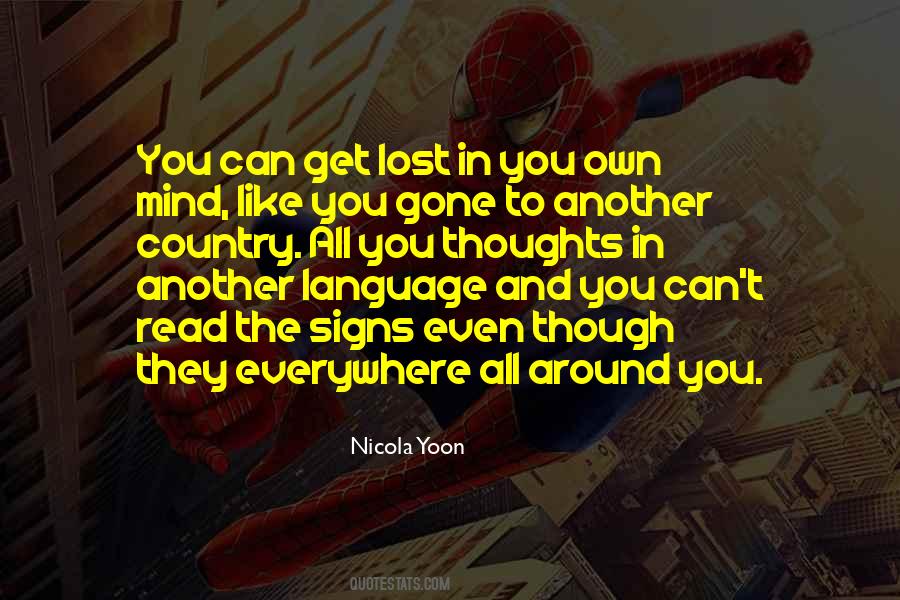 Lost Thoughts Quotes #1122518