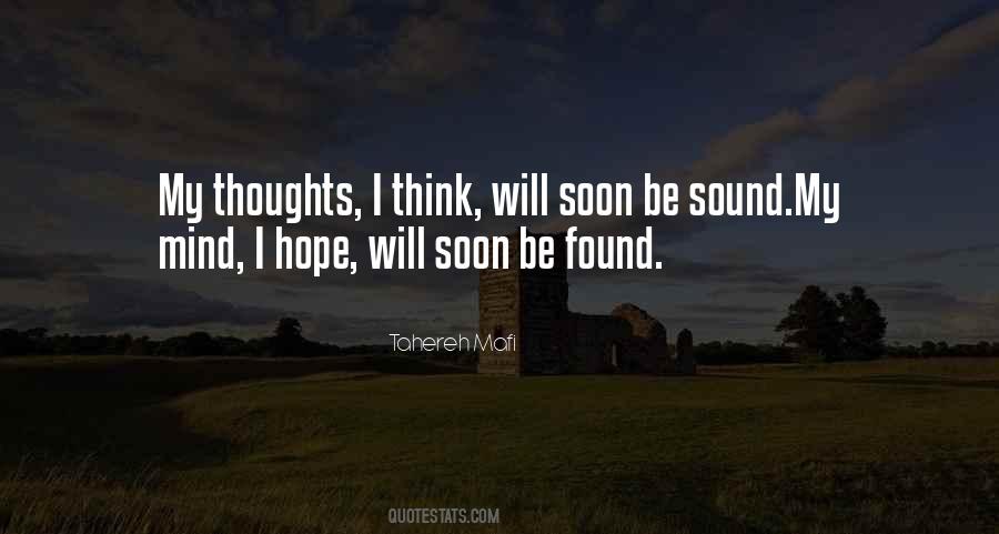 Lost Thoughts Quotes #1627945