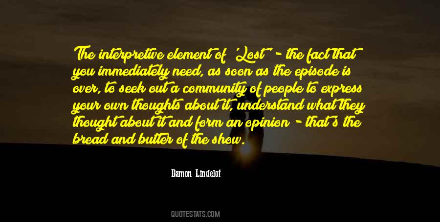 Lost Thoughts Quotes #218998