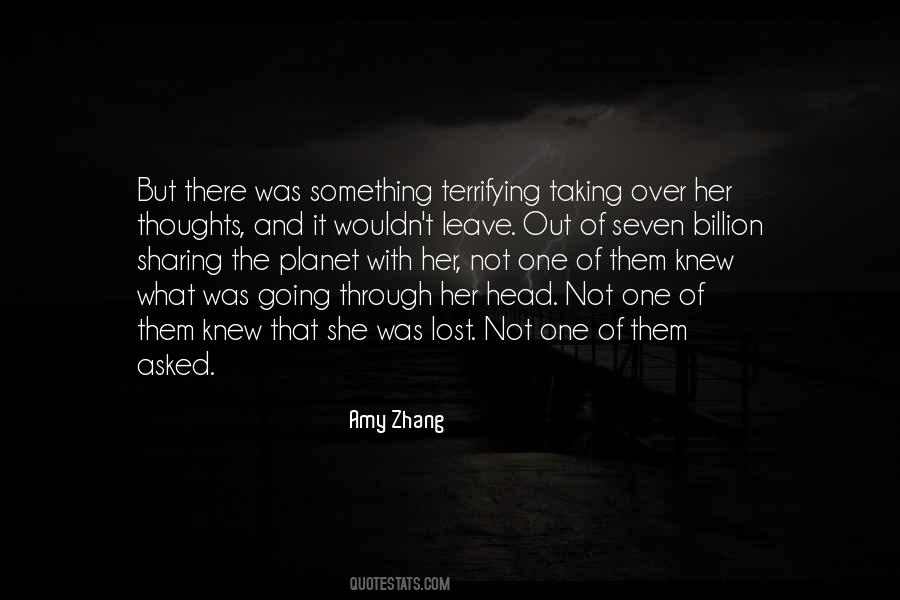 Lost Thoughts Quotes #822635