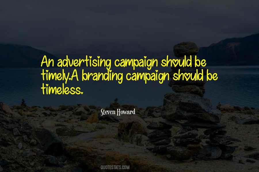Advertising Campaign Quotes #261832