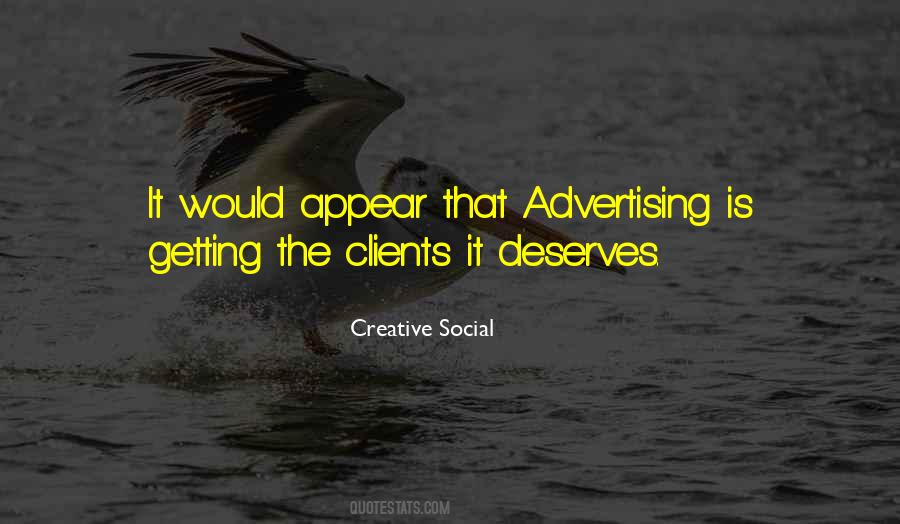 Advertising Clients Quotes #730115