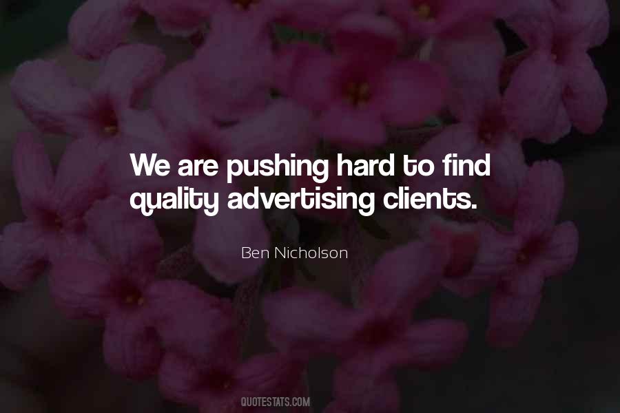 Advertising Clients Quotes #897720