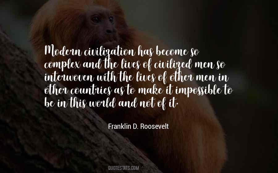 Civilization Of The World Quotes #157408