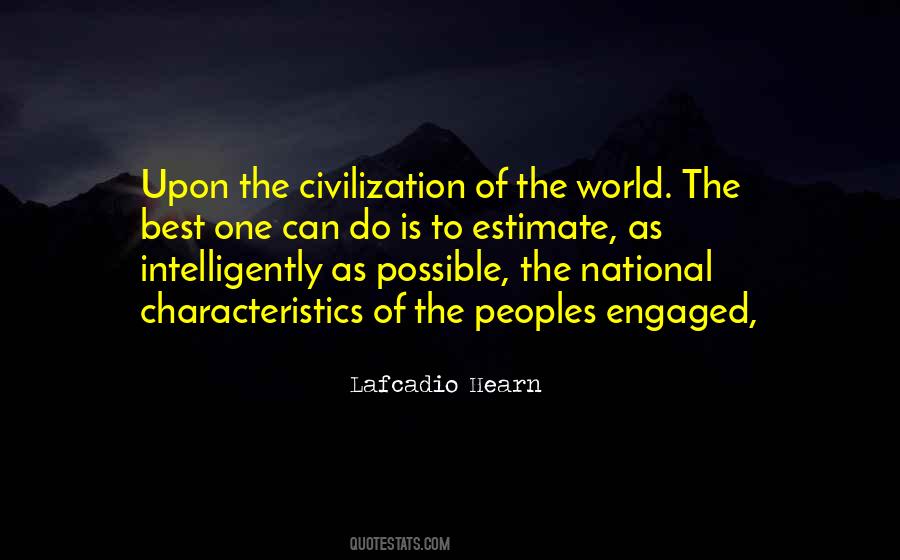 Civilization Of The World Quotes #1581799