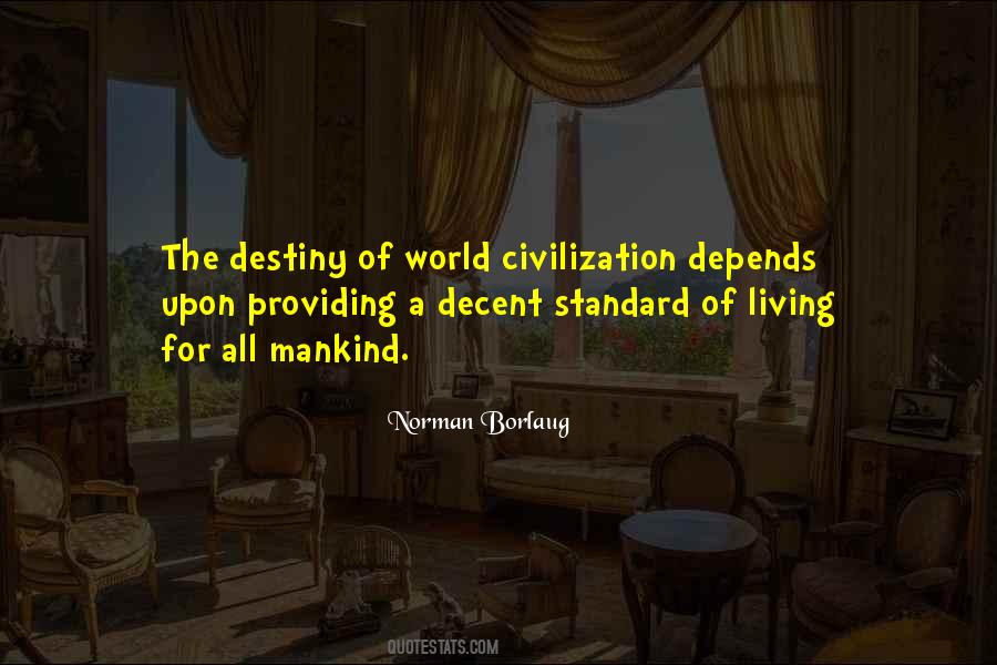 Civilization Of The World Quotes #44937