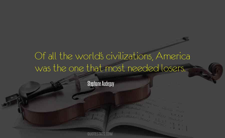 Civilization Of The World Quotes #986109