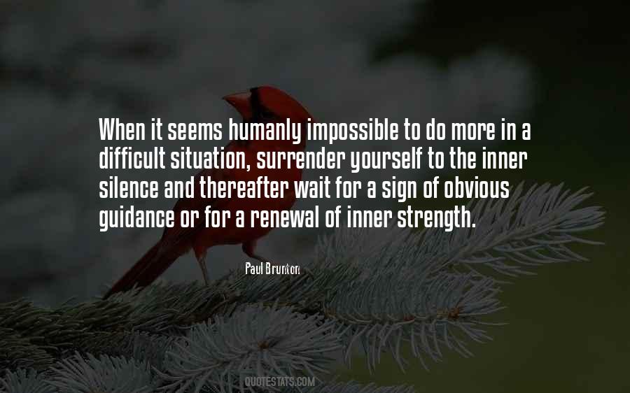 Strength In Silence Quotes #1675291