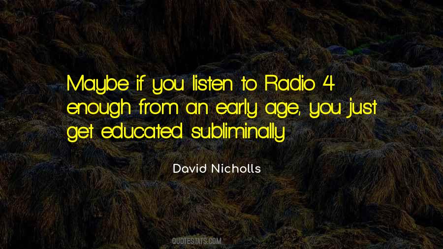 Radio You Quotes #138038